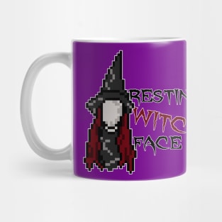 Resting Witch Face - Pixel Text Design Mug